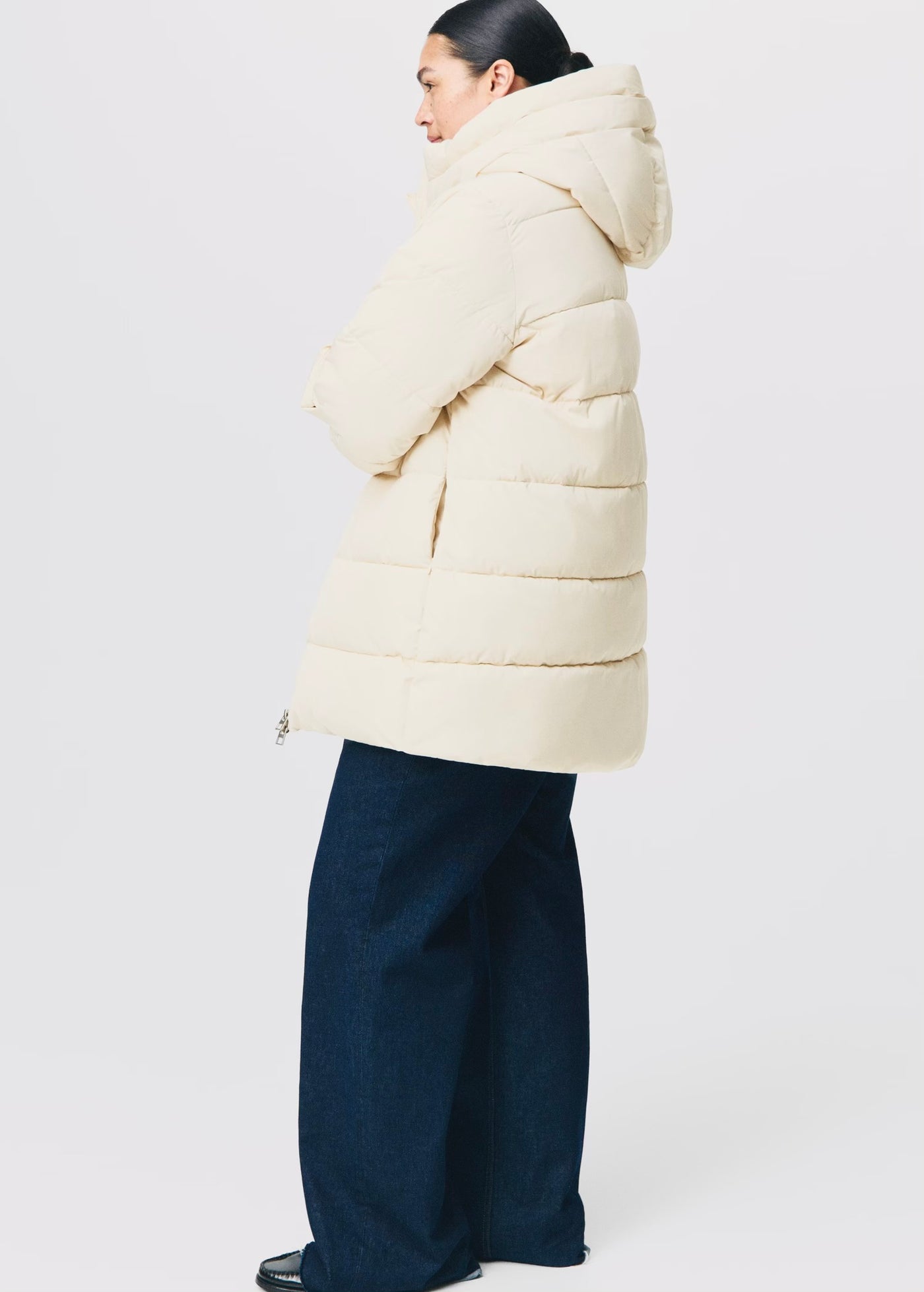 Anorak matelassé avec capuche