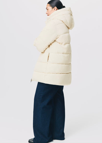 Anorak matelassé avec capuche