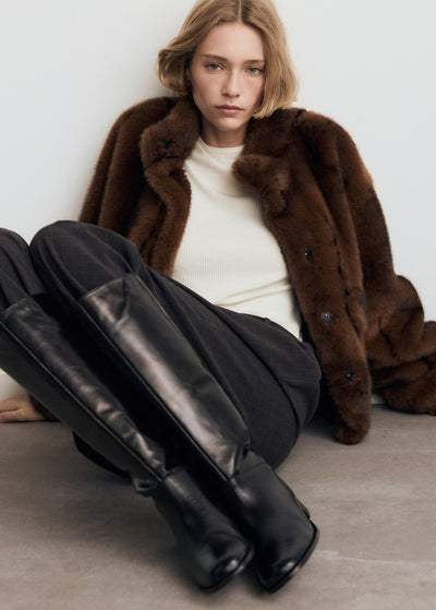 Bottes Hautes en Cuir