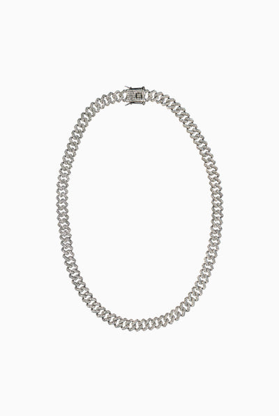 COLLIER MÉTALLIQUE AVEC STRASS