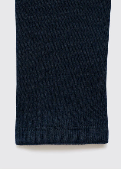 T-shirt Côtelé à Manches Longues