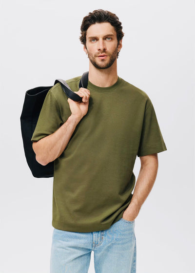 T-Shirt Tissu Sweat Coupe Décontractée