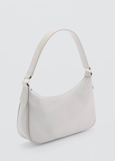 Petit sac porté épaule nylon Mango
