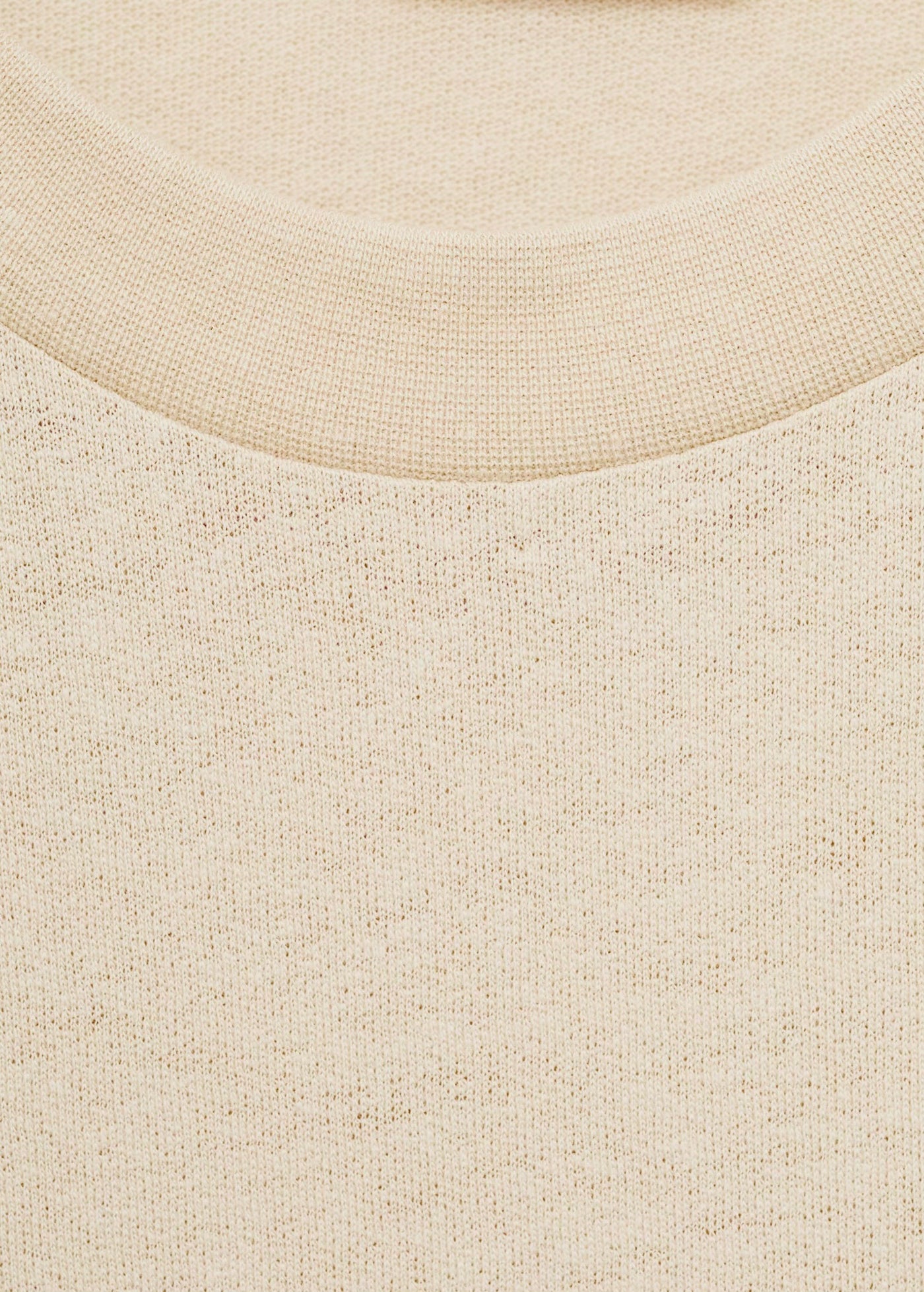 T-Shirt Coton Lin Relaxed-Fit Mango