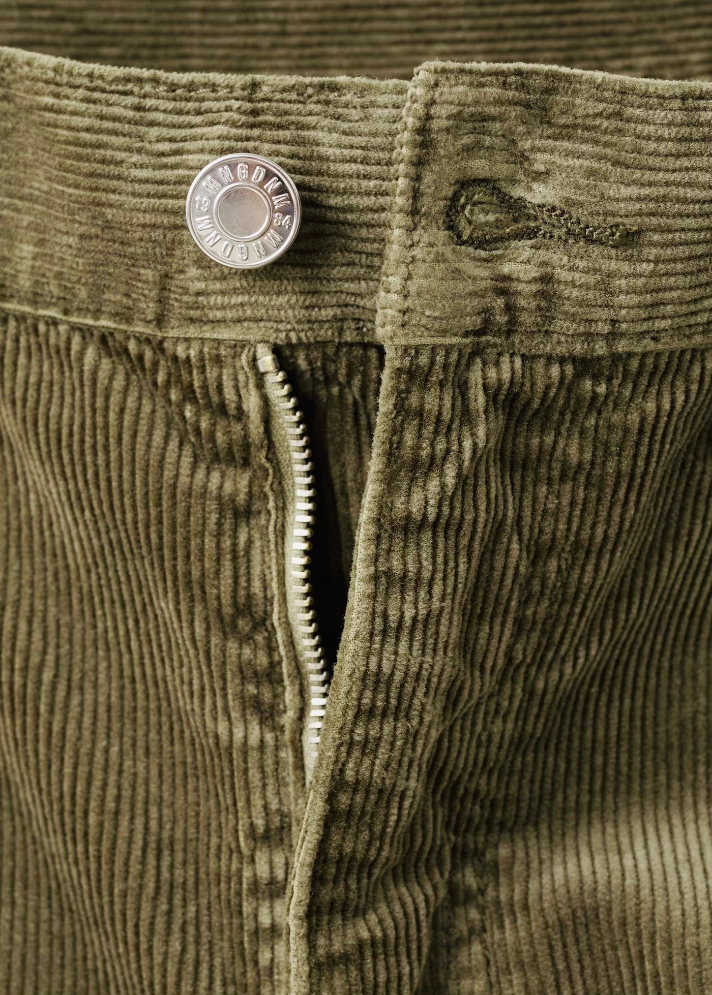 Jean Large en Velours Côtelé