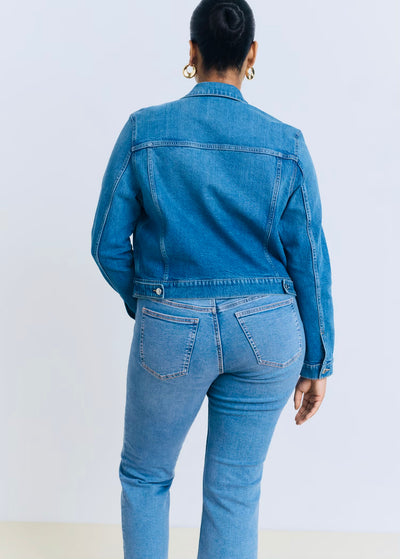 Jean Sienna Flare Crop