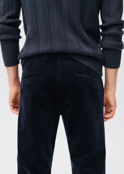 Pantalon Velours Côtelé Slim-Fit