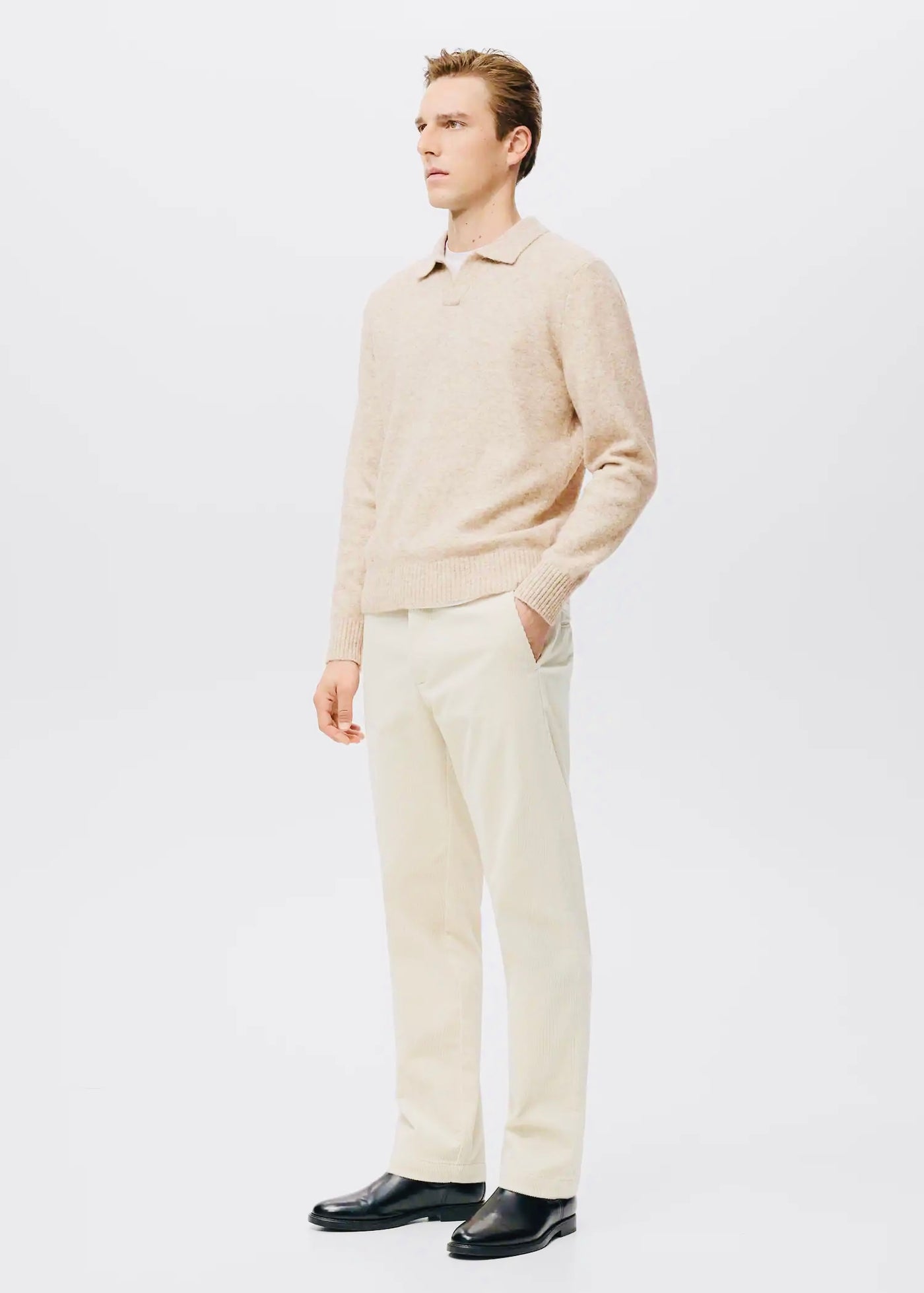 Pantalon Velours Côtelé Slim-Fit