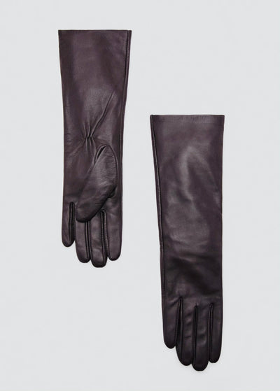 gants longs en cuir