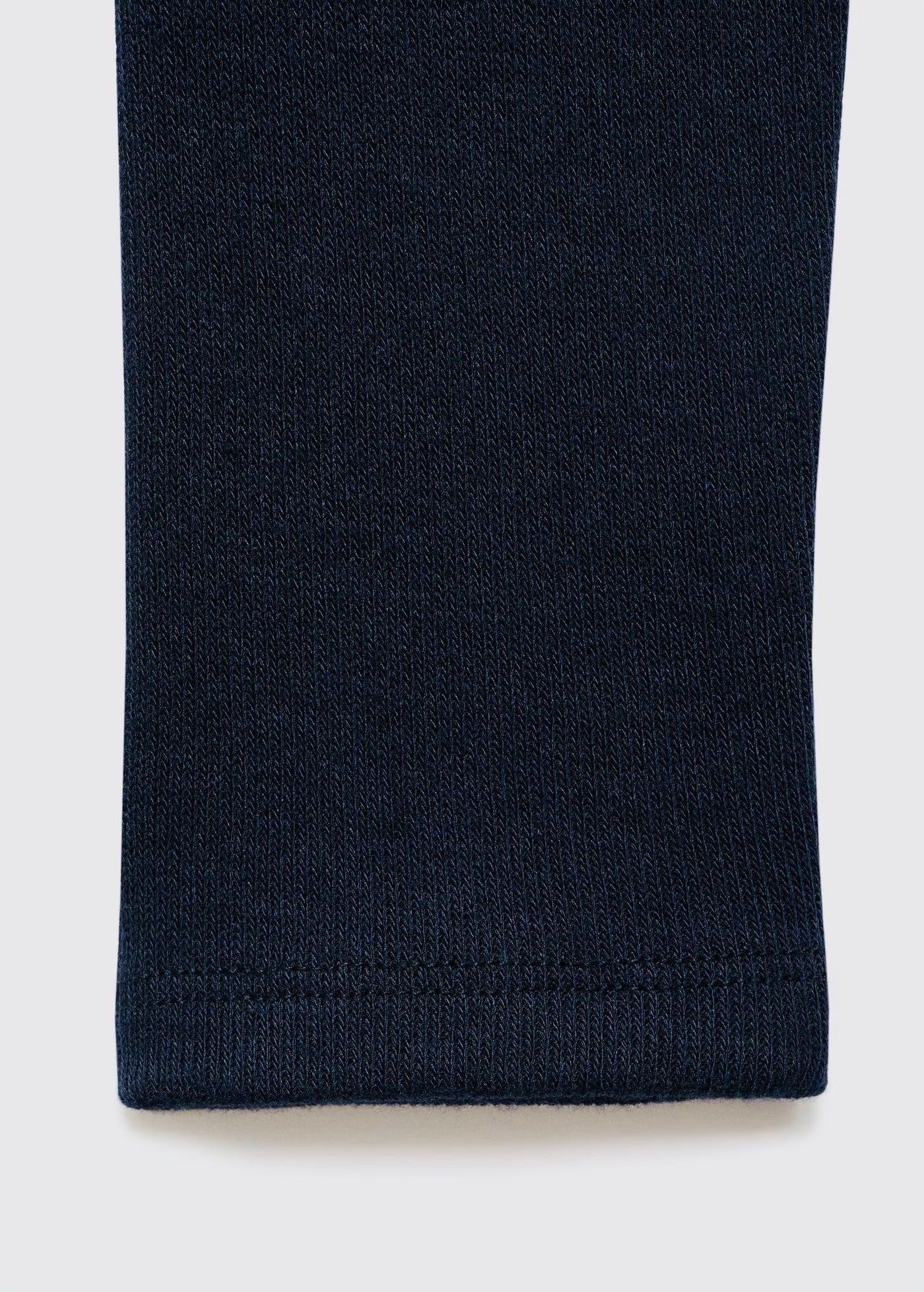 T-shirt Côtelé à Manches Longues