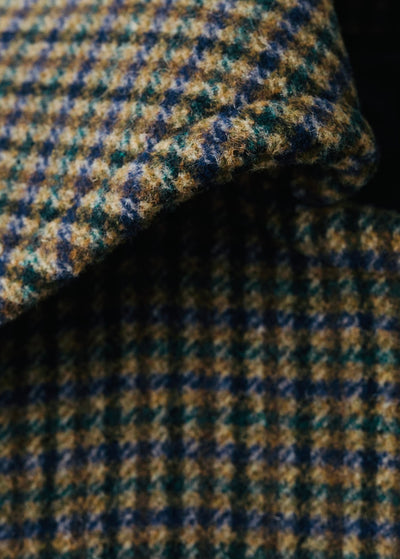 Veste laine pied-de-poule