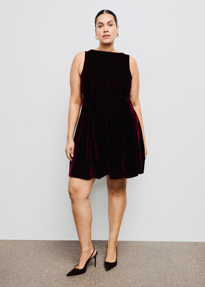 Robe Velours Coutures