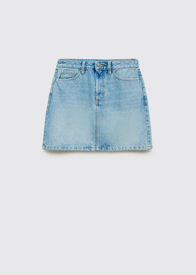 Jupe courte denim