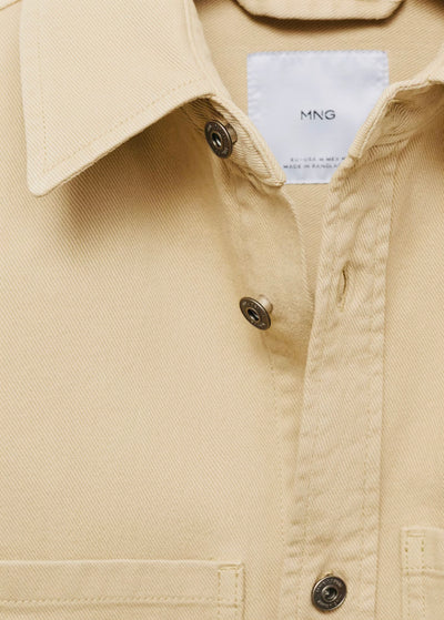 Surchemise en jean à poches