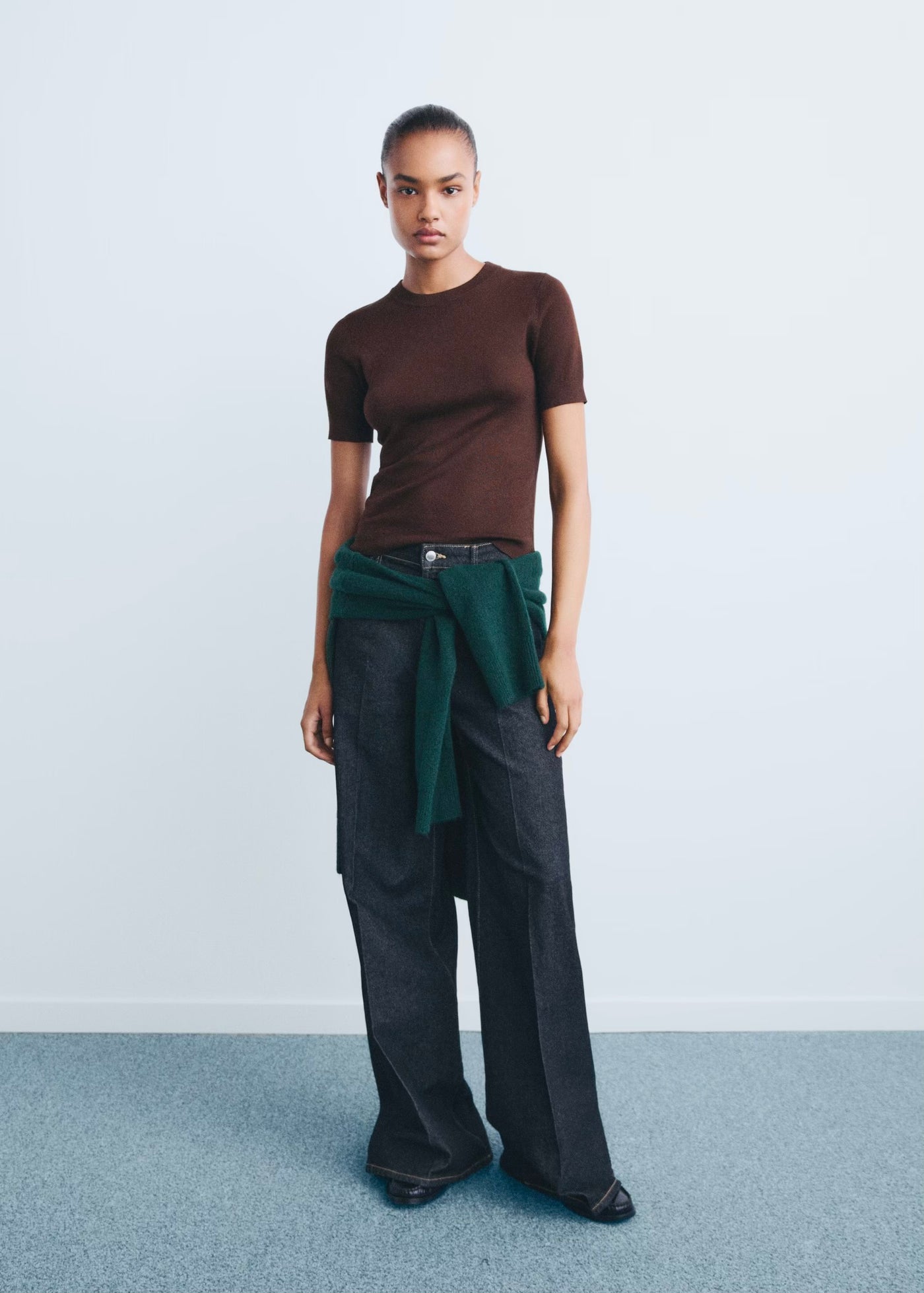 Jean Large Taille Haute