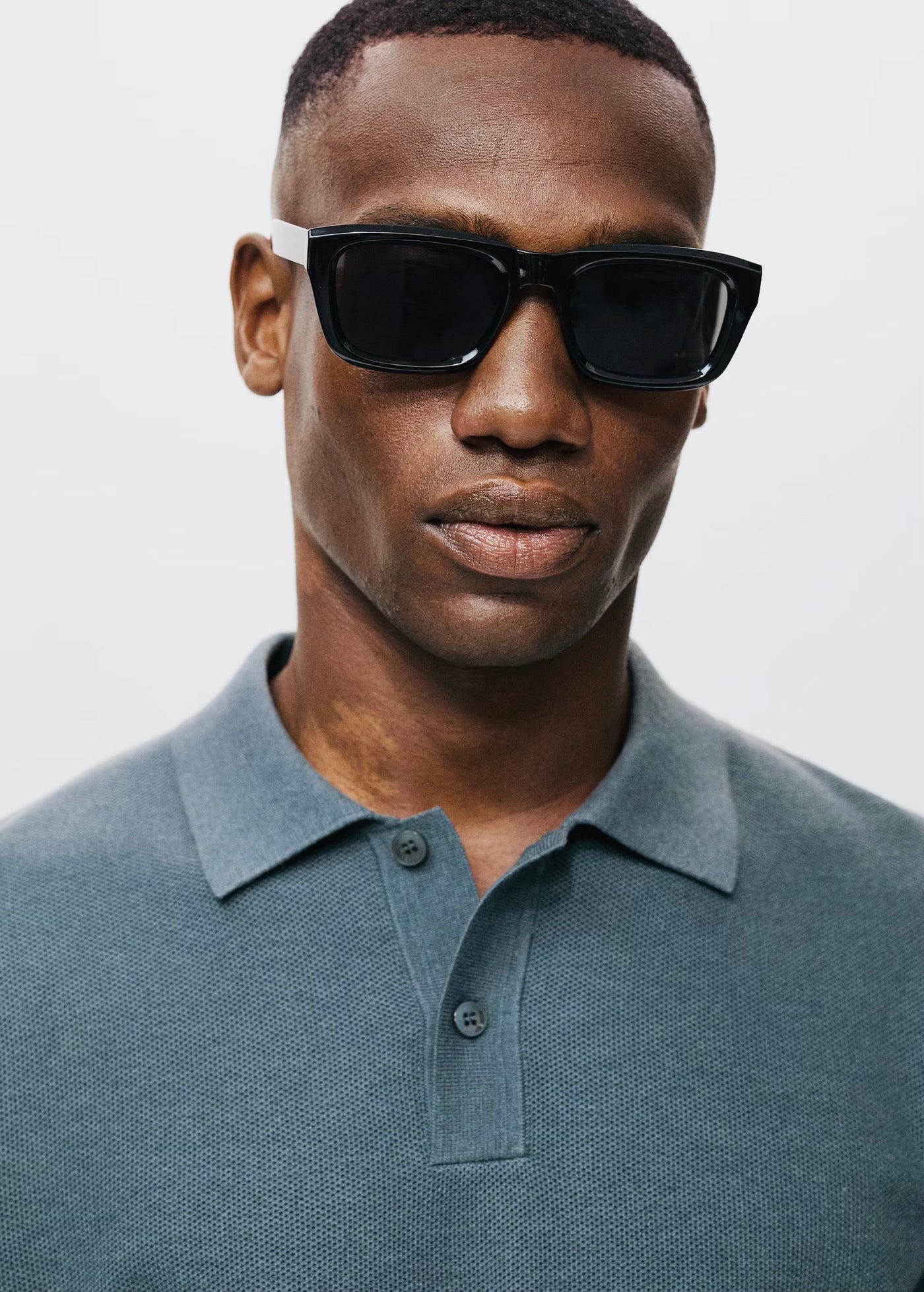 Pull over polo coton microstructure