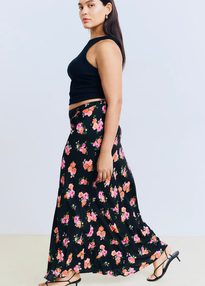 Jupe fleur fini dentelle