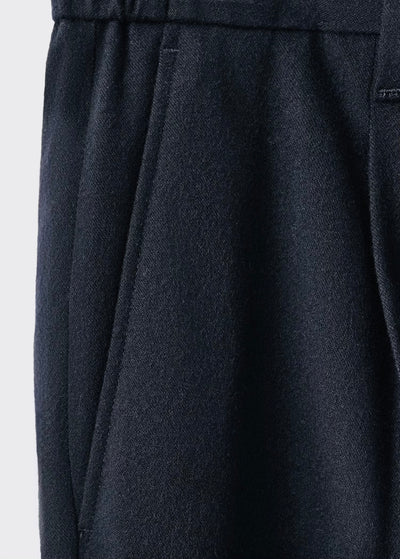 Pantalon Flanelle Regular-Fit à Pinces