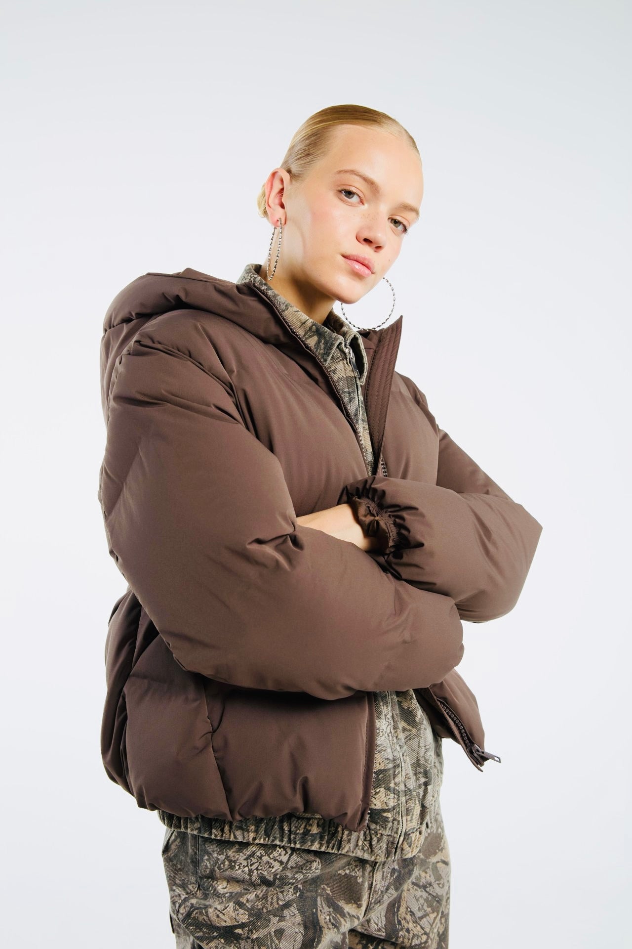 Veste matelassée avec capuche