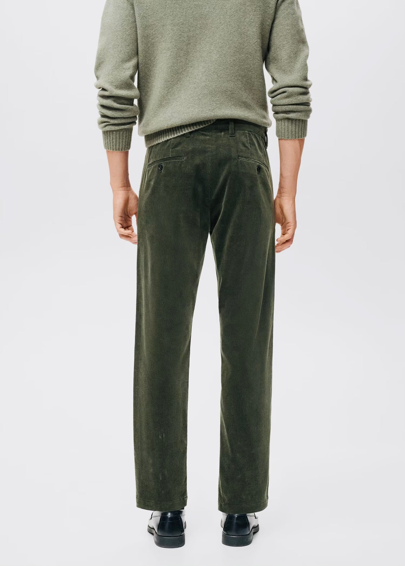 Pantalon Velours Côtelé Slim-Fit