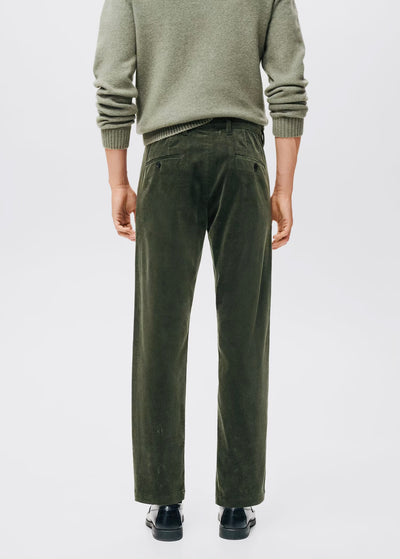 Pantalon Velours Côtelé Slim-Fit