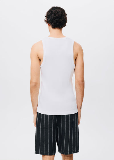 Débardeur Côtelé Slim Fit