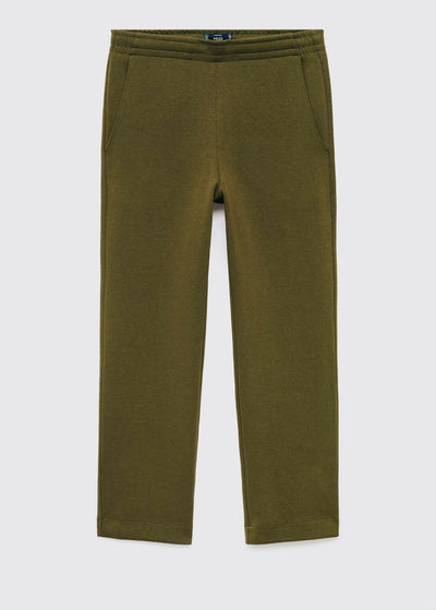 Jogging Coton Taille Élastique Pantalon