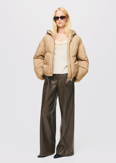 Anorak court oversize capuche