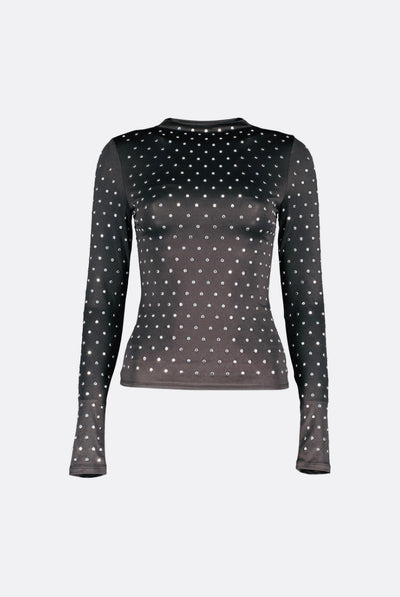 Haut à manches longues avec clous
