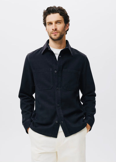 Surchemise en jean à poches