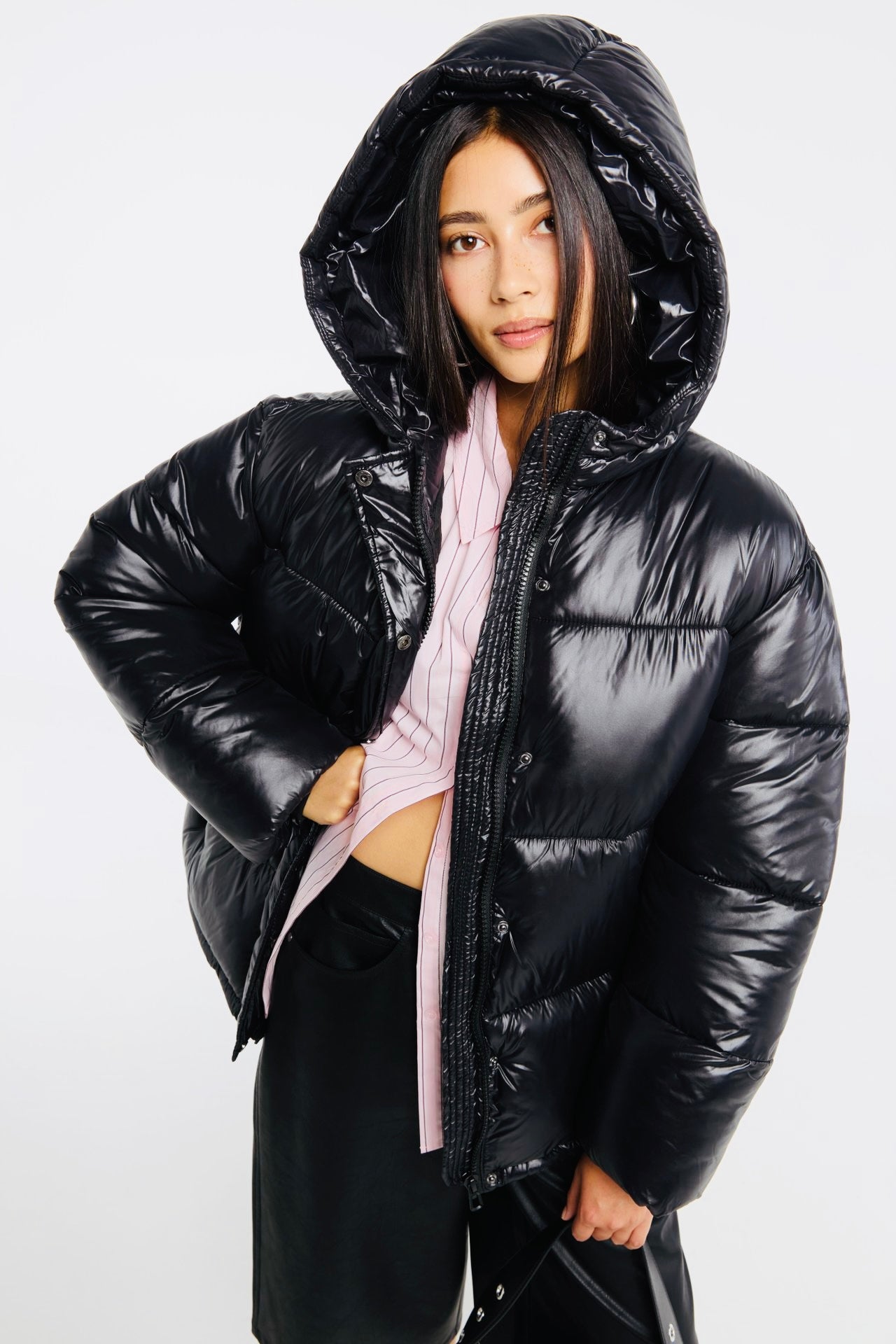 Veste matelassée avec capuche