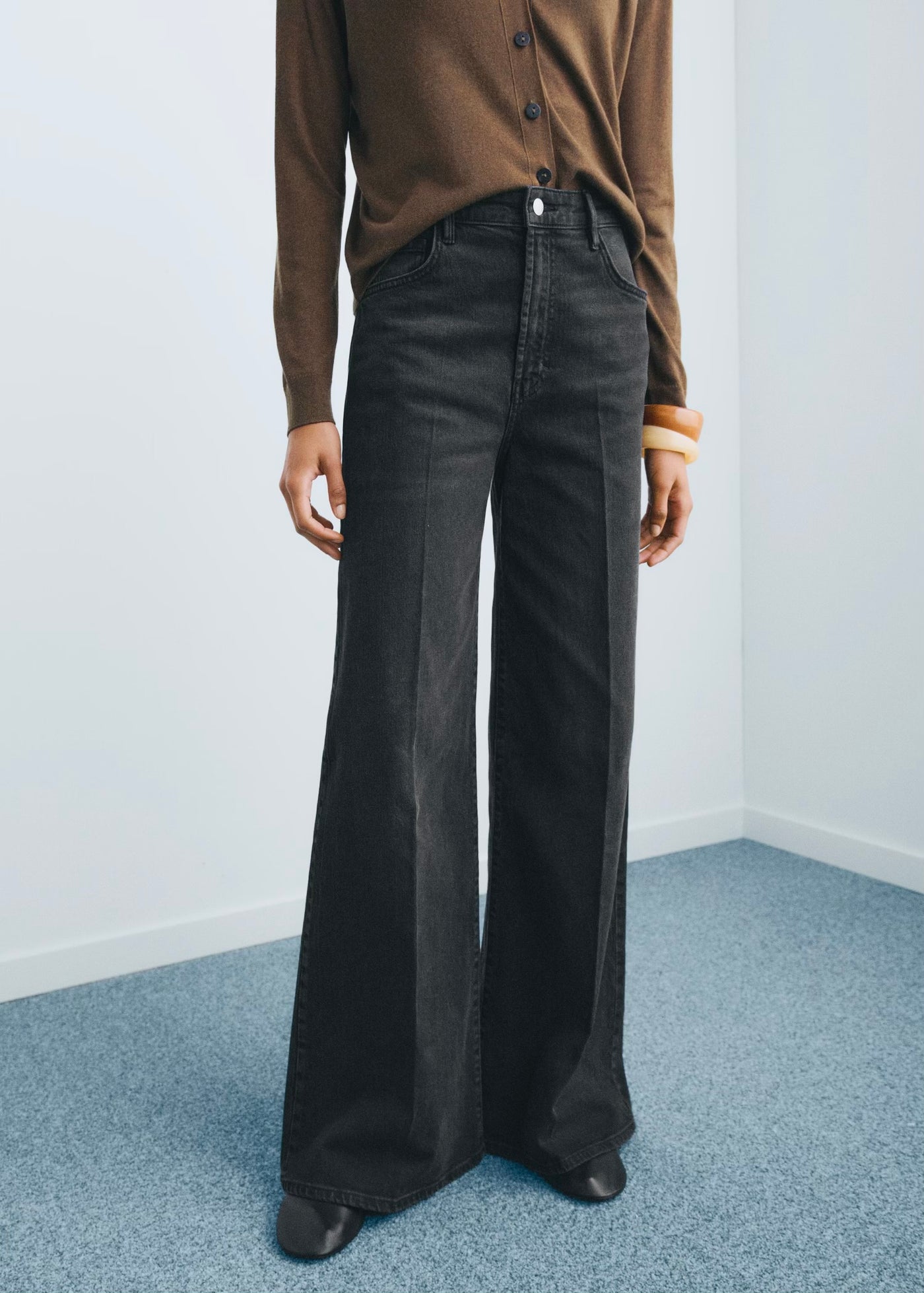 Jean Large Taille Haute