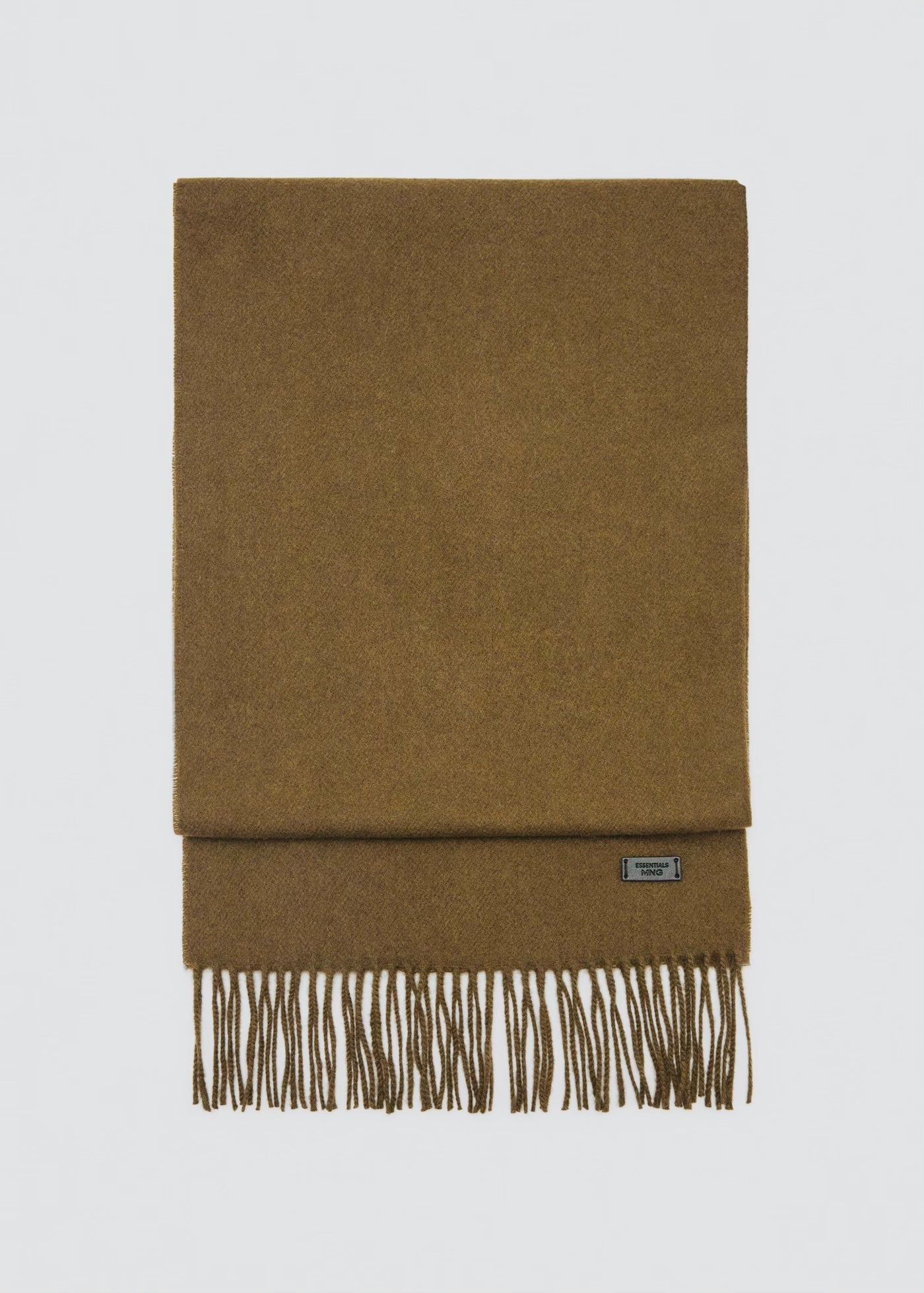 ÉCHARPE UNIE À FRANGES