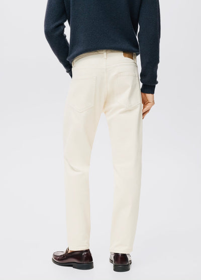 Jean Ben Cropped Tapered-Fit Mango