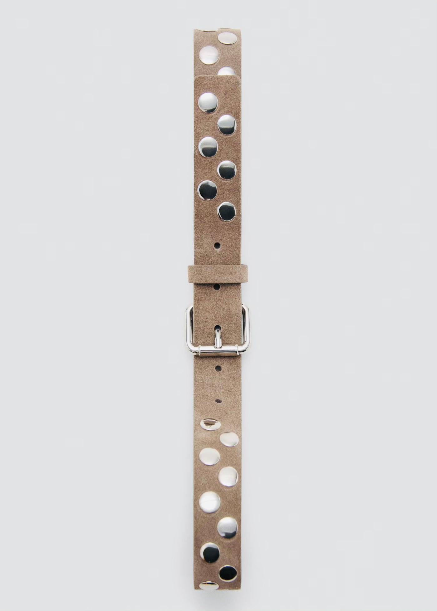 ceinture en daim à clous