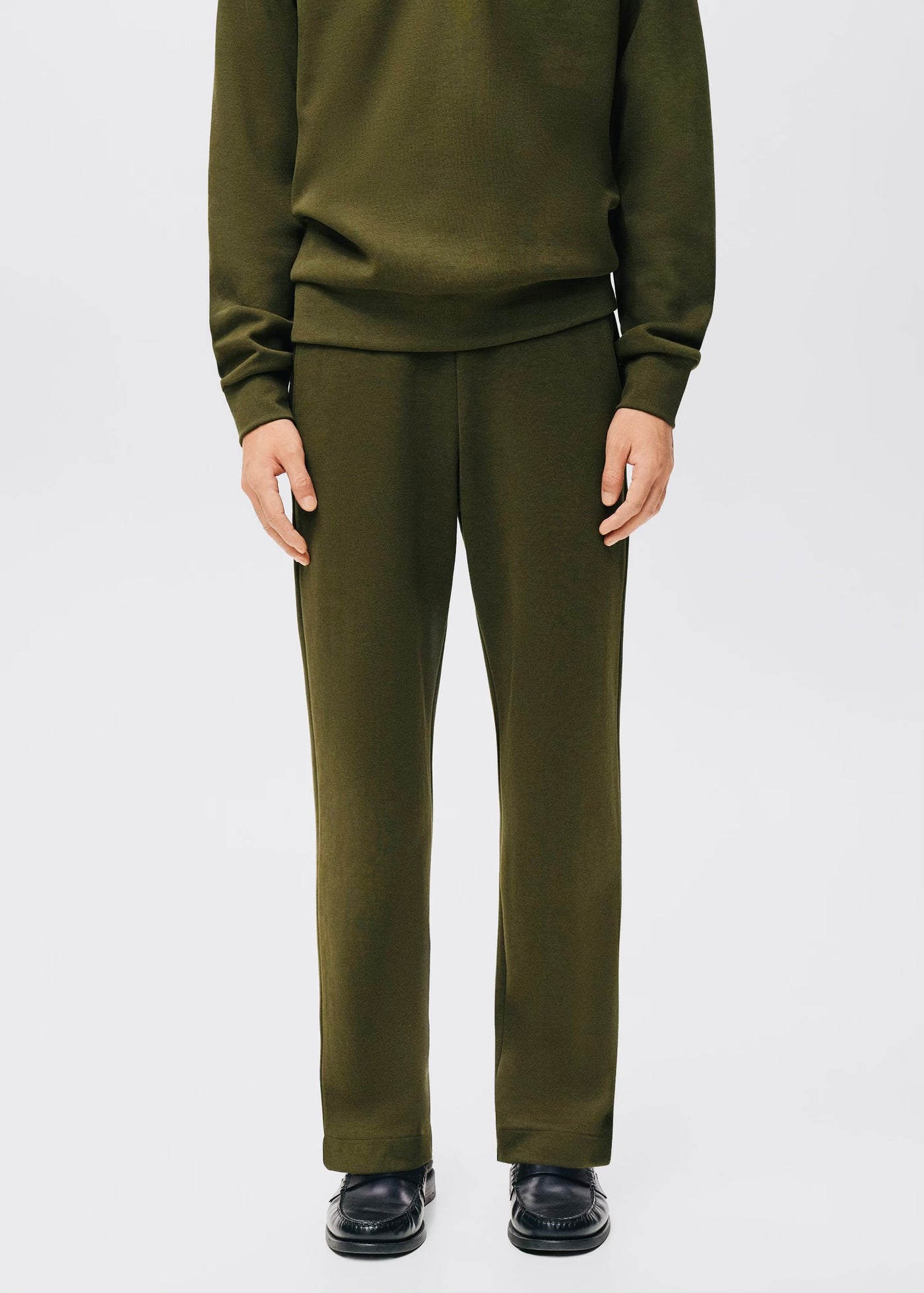 Jogging Coton Taille Élastique Pantalon