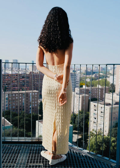 Robe Crêpe Emmanchures Américaines