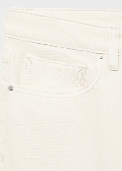 Jean Ben Cropped Tapered-Fit Mango