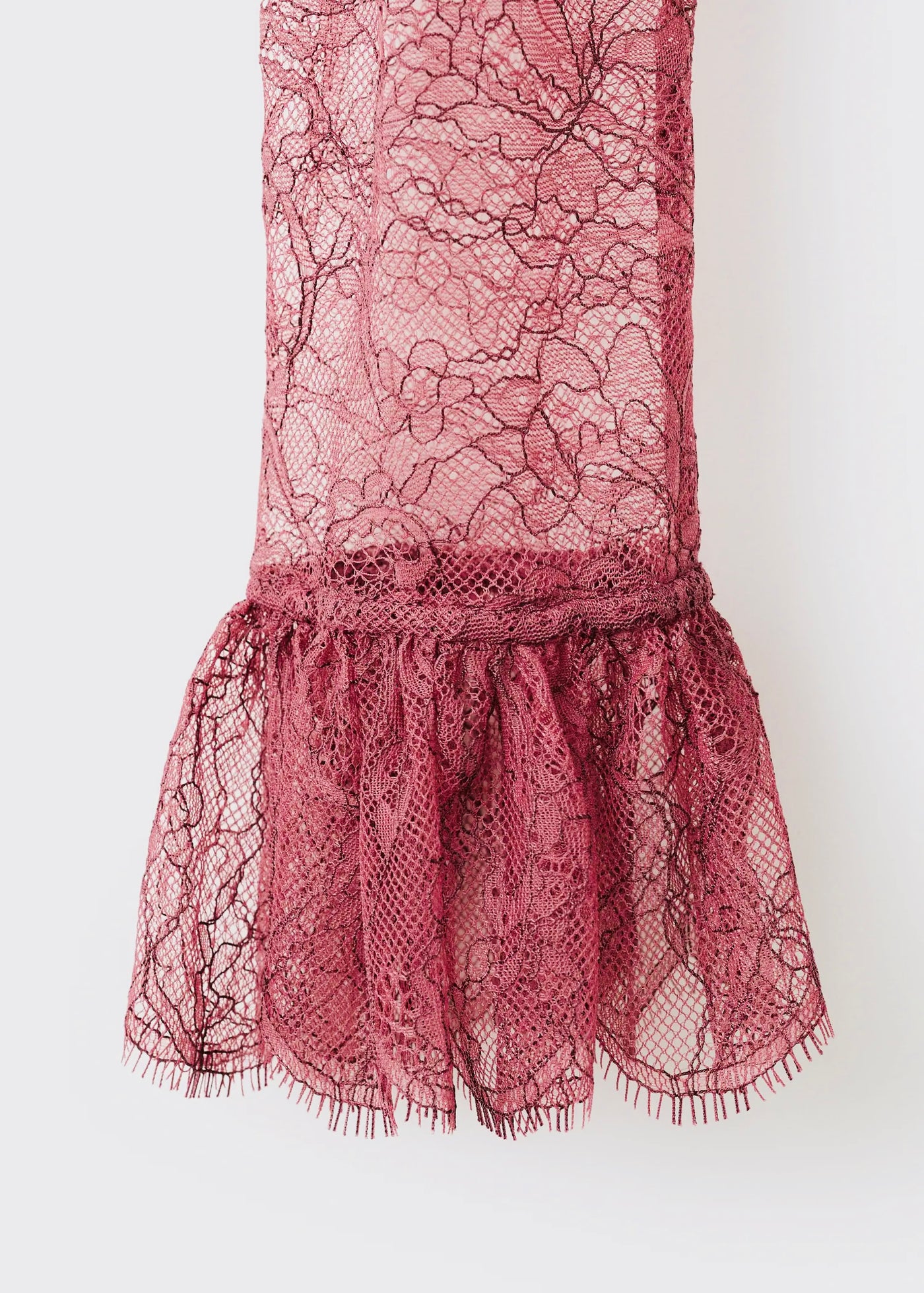 Blouse en Dentelle Col à Rabats