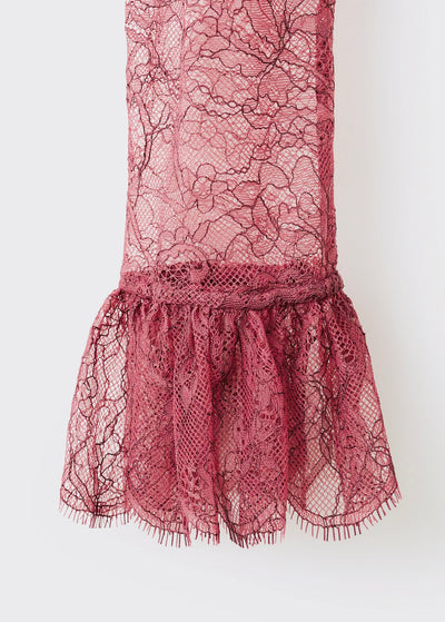 Blouse en Dentelle Col à Rabats