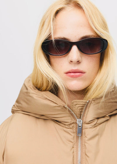 Anorak court oversize capuche