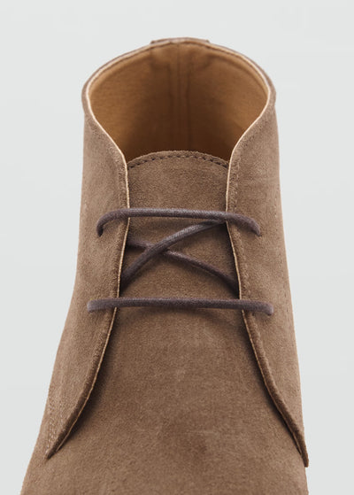 BOTTINES CUIR ET CROÛTE DE CUIR