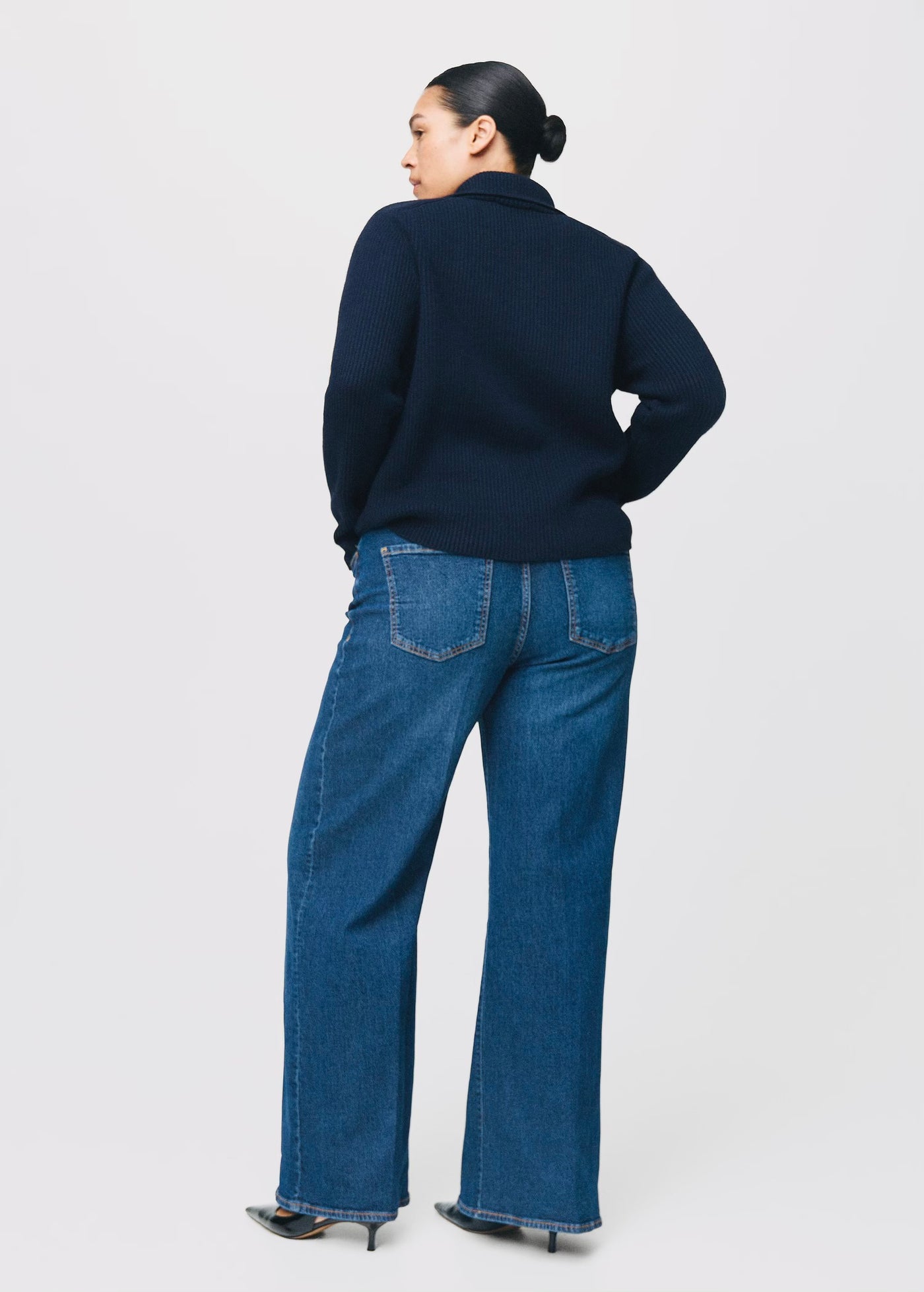 Jean Large Taille Haute