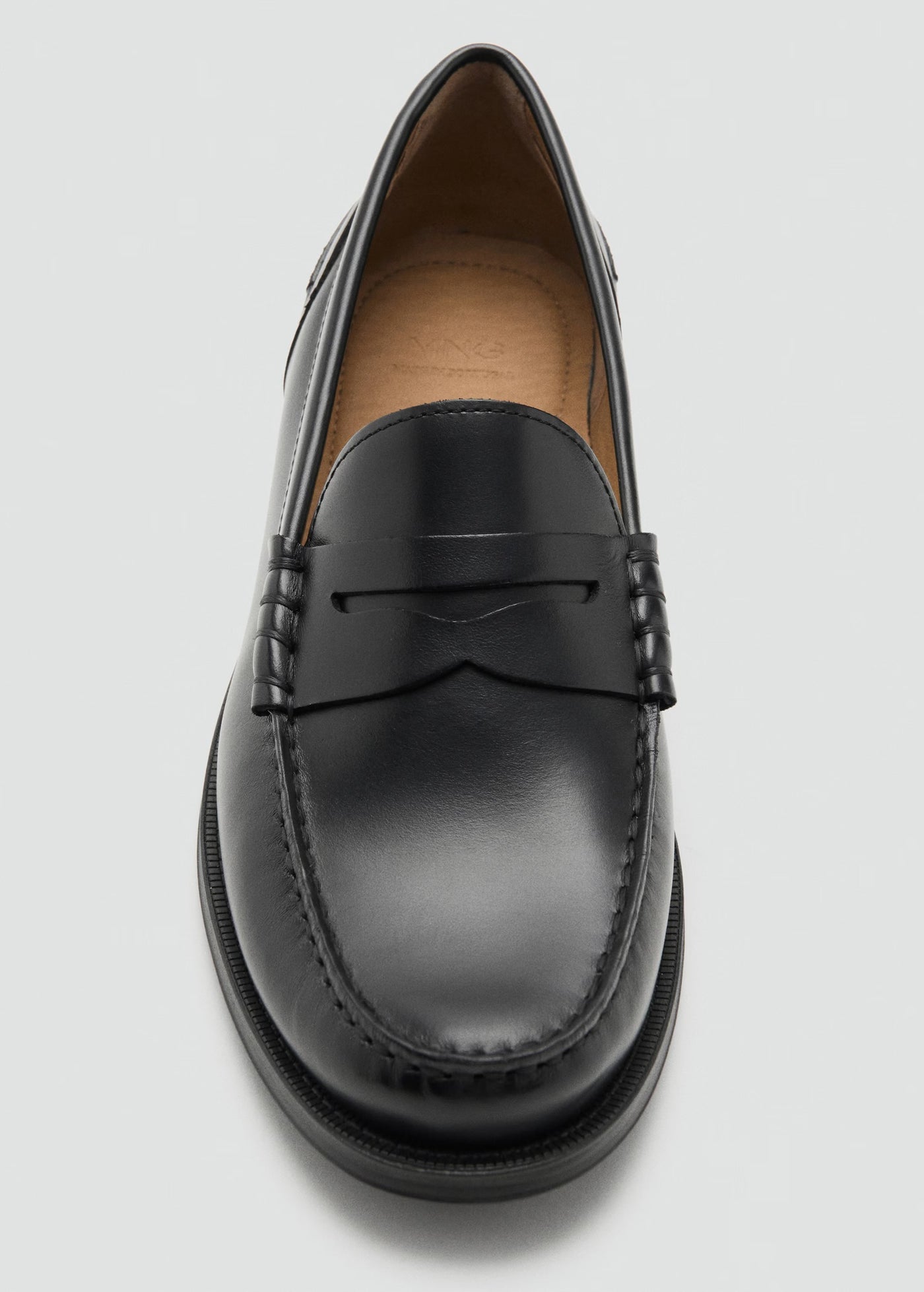 MOCASSINS DÉCOUPE CUIR EFFET PATINÉ