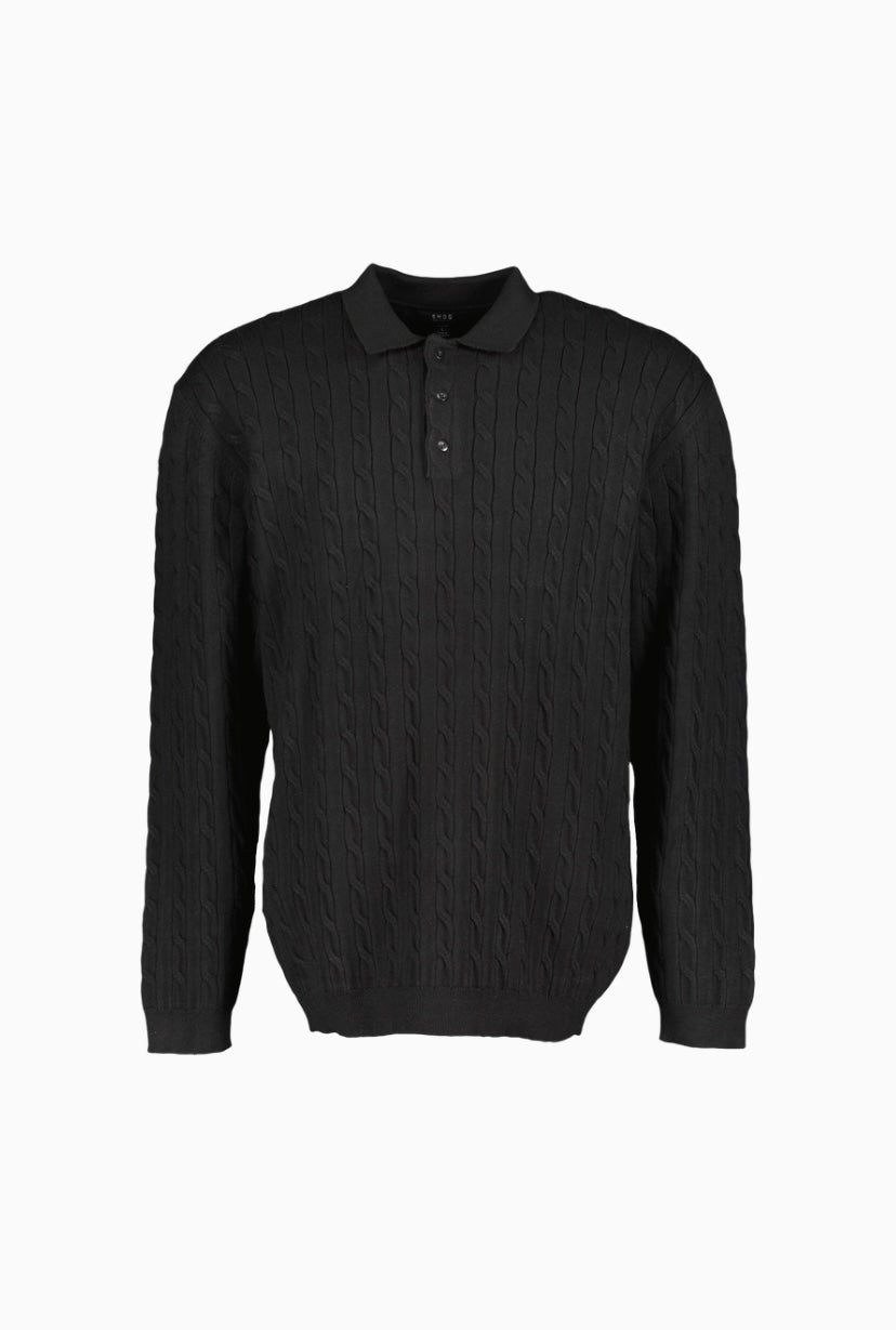 Pull avec Patte de Boutonnage