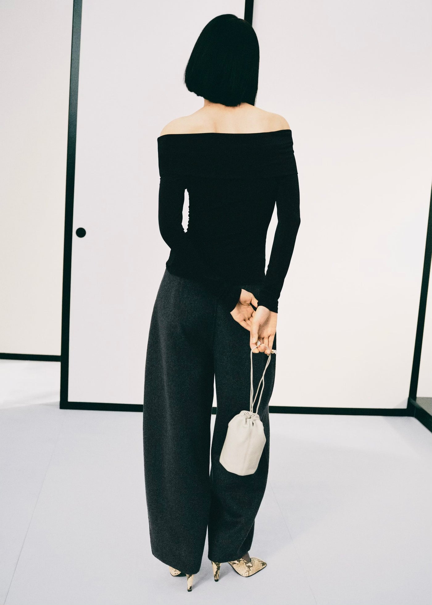 T-shirt Bustier à Détail Métallisé