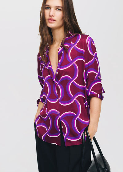 Chemise à Imprimé Abstrait