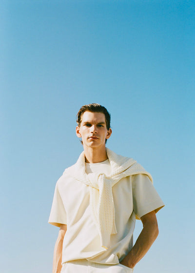 T-Shirt Tissu Sweat Coupe Décontractée