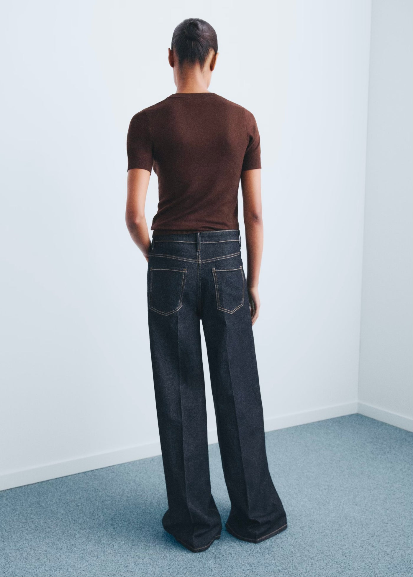 Jean Large Taille Haute