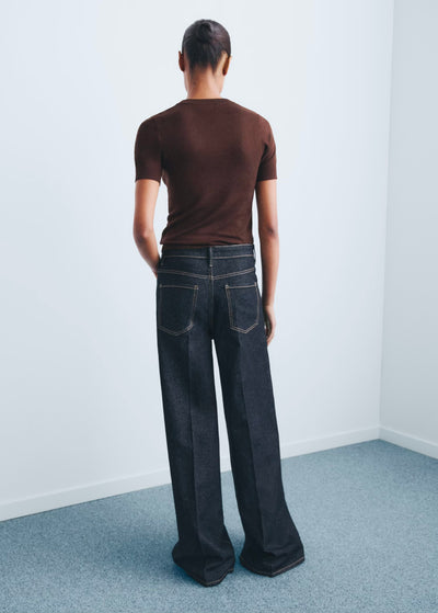 Jean Large Taille Haute